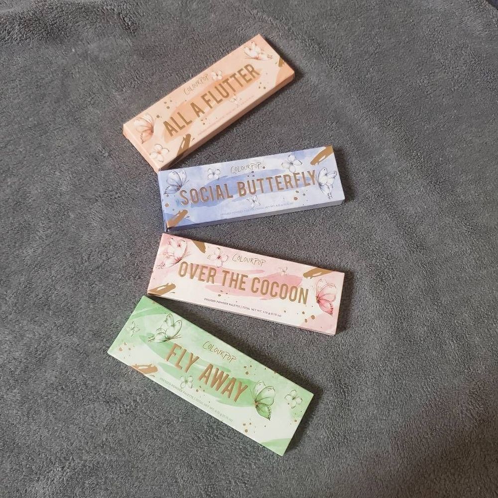 4x ColourPop EyeShadow set